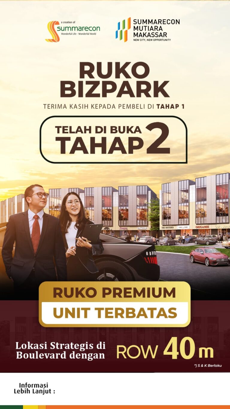 ruko bizpark summarecon mutiara makassar